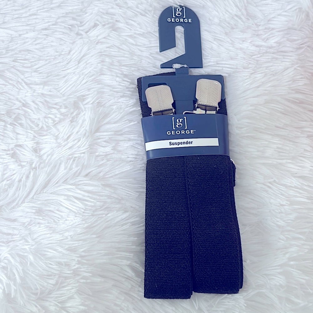 🆕 George Terry 1.5 Inch Suspender - Black